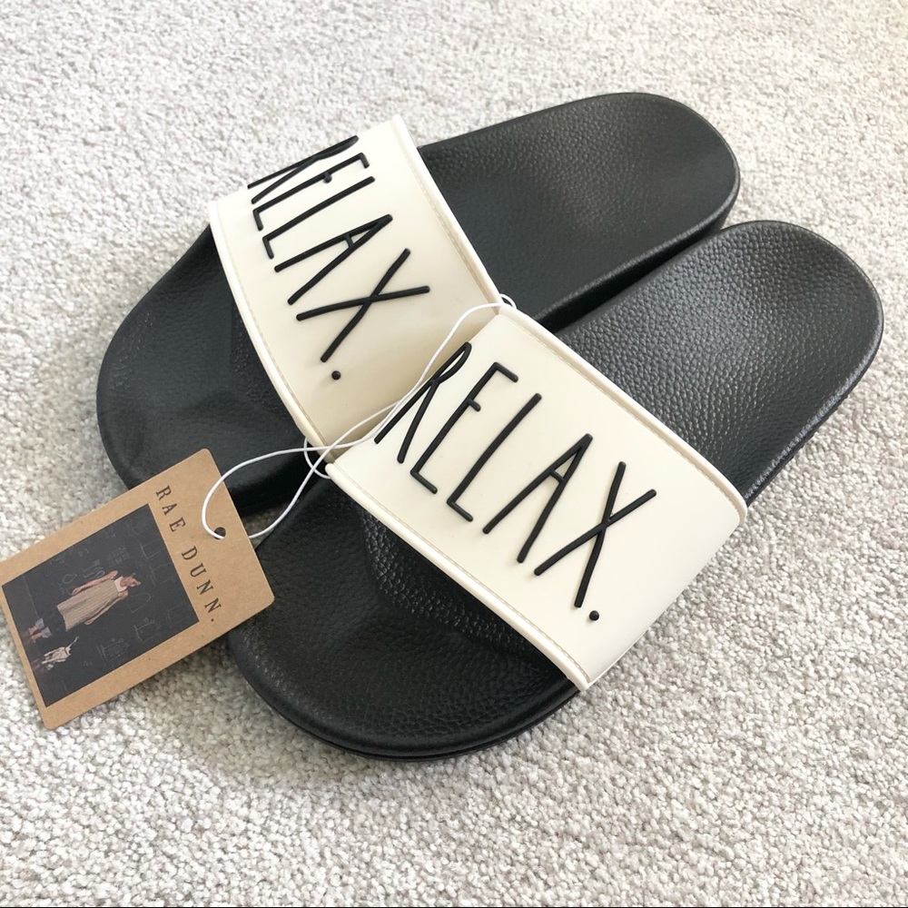 Rae Dunn Relax Slides